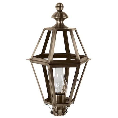 Northeast Lantern - 1623-DAB-CIM-CLR - One Light Post Mount - Boston - Dark Antique Brass
