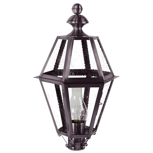 Northeast Lantern - 1623-DB-CIM-SMG - One Light Post Mount - Boston - Dark Brass