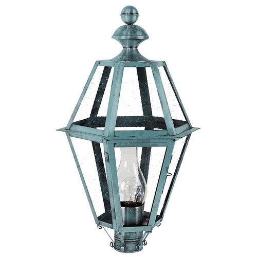 Northeast Lantern - 1623-VG-CIM-CSG - One Light Post Mount - Boston - Verdi Gris