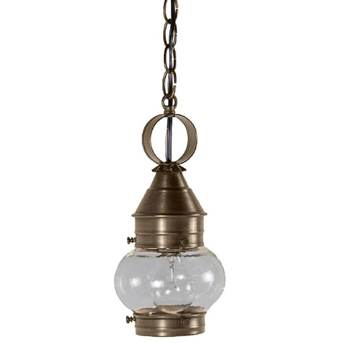 Northeast Lantern - 2012-DAB-MED-CSG - One Light Hanging Lantern - Cageless - Dark Antique Brass
