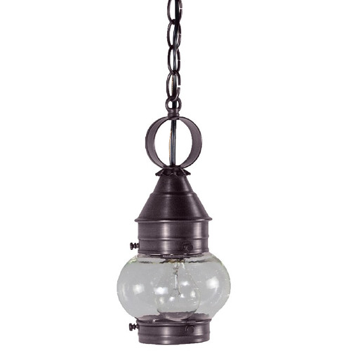 Northeast Lantern - 2012-DB-MED-CSG - One Light Hanging Lantern - Cageless - Dark Brass