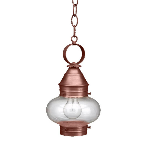 Northeast Lantern - 2022-AC-MED-CLR - One Light Hanging Lantern - Cageless - Antique Copper
