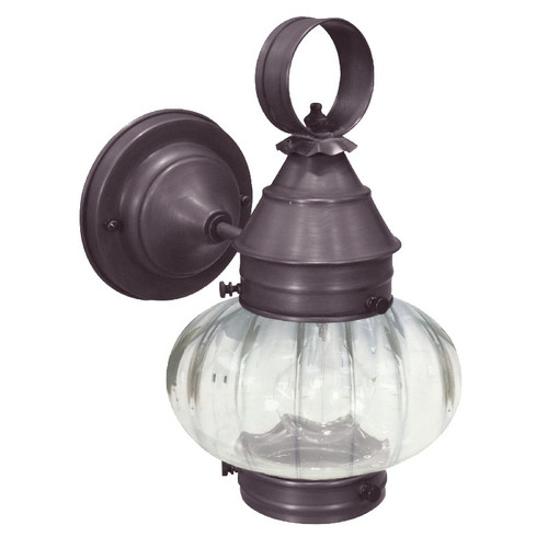 Northeast Lantern - 2025-DB-MED-OPT - One Light Wall Mount - Cageless - Dark Brass