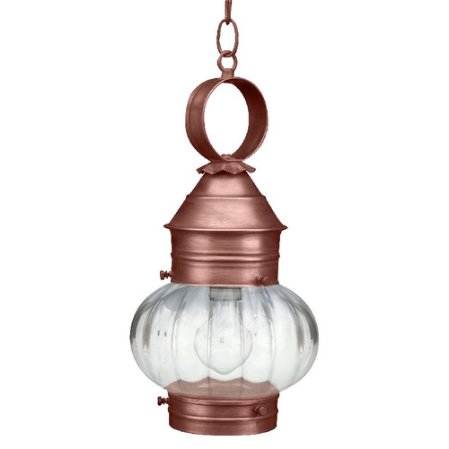 Northeast Lantern - 2032-AC-MED-OPT - One Light Hanging Lantern - Cageless - Antique Copper