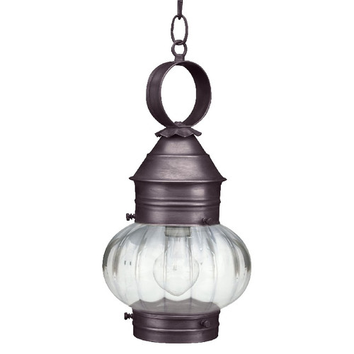 Northeast Lantern - 2032-DB-MED-OPT - One Light Hanging Lantern - Cageless - Dark Brass