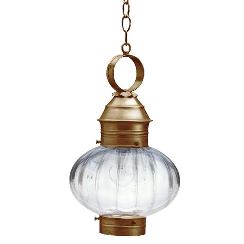 Northeast Lantern - 2042-AB-MED-OPT - One Light Hanging Lantern - Cageless - Antique Brass