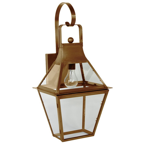 Northeast Lantern - 2237-AB-MED-CLR - Two Light Wall Mount - Uxbridge - Antique Brass