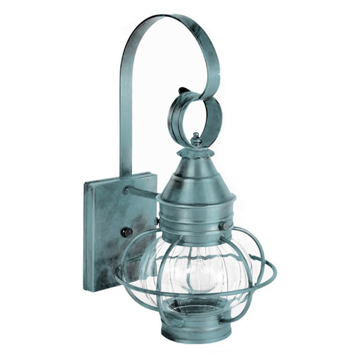 Northeast Lantern - 2511-VG-MED-OPT - One Light Wall Mount - Onion - Verdi Gris