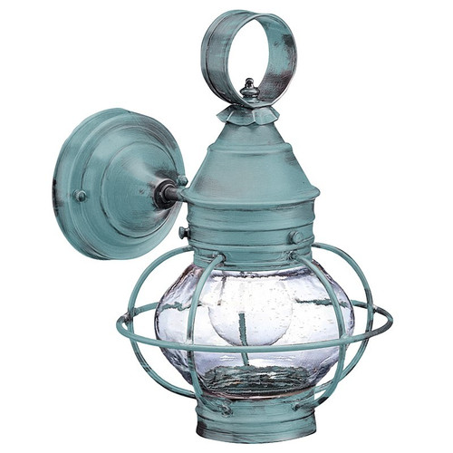 Northeast Lantern - 2515-VG-MED-CSG-NS - One Light Wall Mount - Onion - Verdi Gris