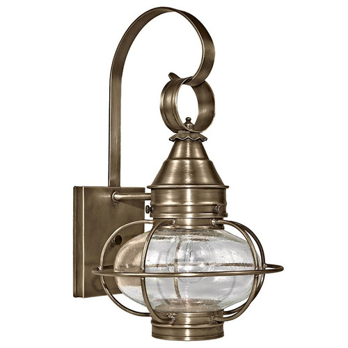 Northeast Lantern - 2521-DAB-MED-CSG - One Light Wall Mount - Onion - Dark Antique Brass