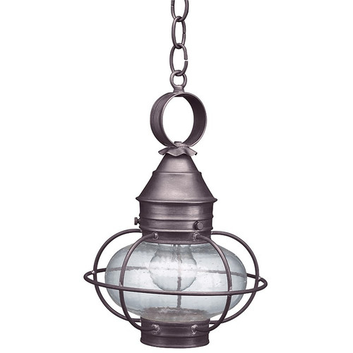 Northeast Lantern - 2522-DB-MED-CSG - One Light Hanging Lantern - Onion - Dark Brass