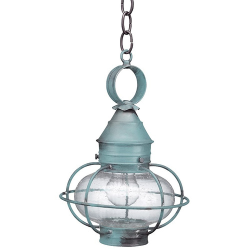 Northeast Lantern - 2522-VG-MED-CSG - One Light Hanging Lantern - Onion - Verdi Gris
