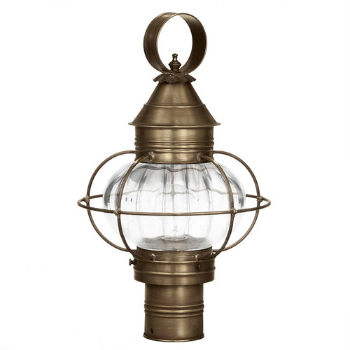 Northeast Lantern - 2523-DAB-MED-OPT - One Light Post Mount - Onion - Dark Antique Brass