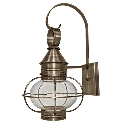 Northeast Lantern - 2531-DAB-MED-CSG - One Light Wall Mount - Onion - Dark Antique Brass