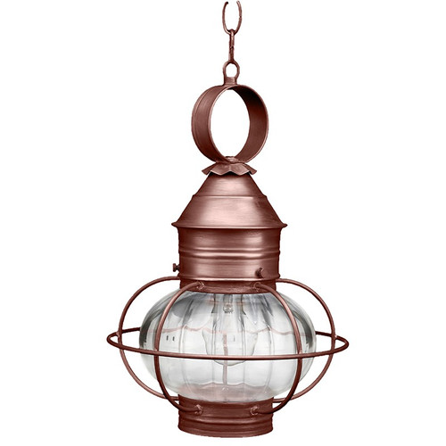 Northeast Lantern - 2532-AC-MED-OPT - One Light Hanging Lantern - Onion - Antique Copper