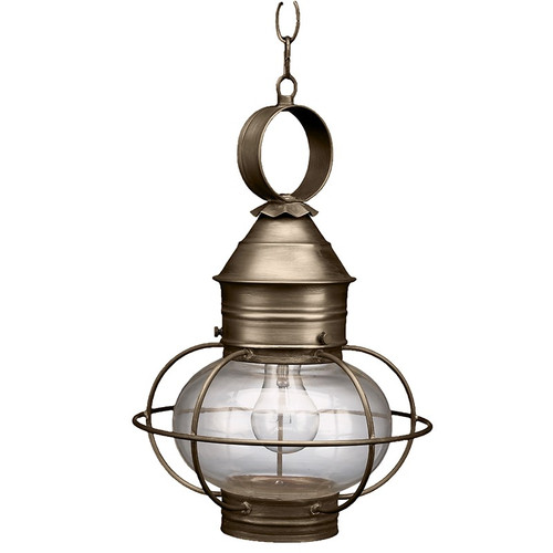 Northeast Lantern - 2532-DAB-MED-CLR - One Light Hanging Lantern - Onion - Dark Antique Brass