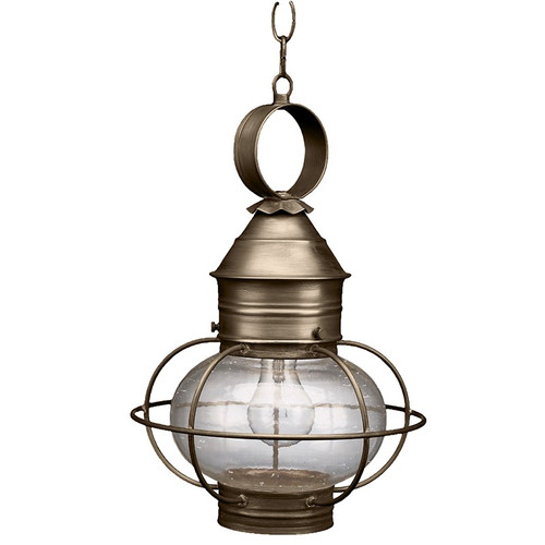 Northeast Lantern - 2532-DAB-MED-CSG - One Light Hanging Lantern - Onion - Dark Antique Brass