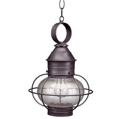 Northeast Lantern - 2532-DB-MED-CSG - One Light Hanging Lantern - Onion - Dark Brass
