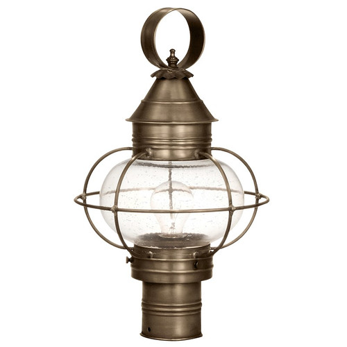 Northeast Lantern - 2533-DAB-MED-CSG - One Light Post Mount - Onion - Dark Antique Brass