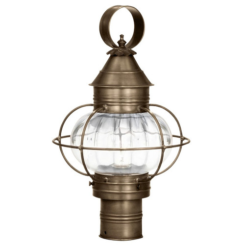 Northeast Lantern - 2533-DAB-MED-OPT - One Light Post Mount - Onion - Dark Antique Brass