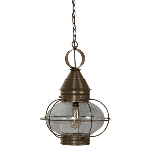 Northeast Lantern - 2572-DAB-MED-CSG - One Light Hanging Lantern - Onion - Dark Antique Brass