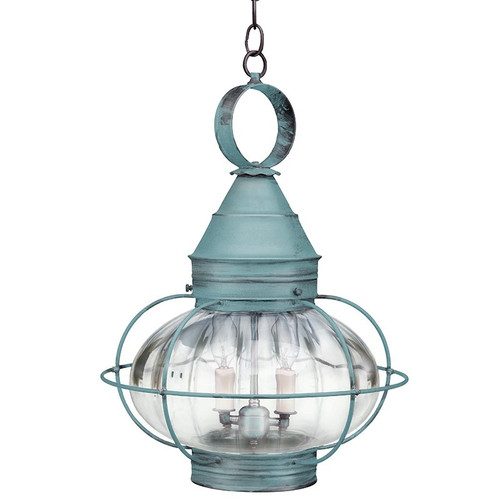 Northeast Lantern - 2572-VG-LT2-OPT - Two Light Hanging Lantern - Onion - Verdi Gris