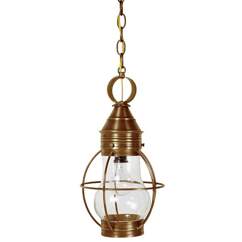Northeast Lantern - 2722-AB-MED-CLR - One Light Hanging Lantern - Bosc - Antique Brass