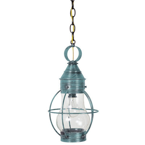 Northeast Lantern - 2722-VG-MED-CLR - One Light Hanging Lantern - Bosc - Verdi Gris
