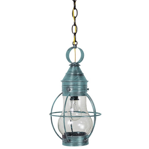 Northeast Lantern - 2722-VG-MED-CSG - One Light Hanging Lantern - Bosc - Verdi Gris