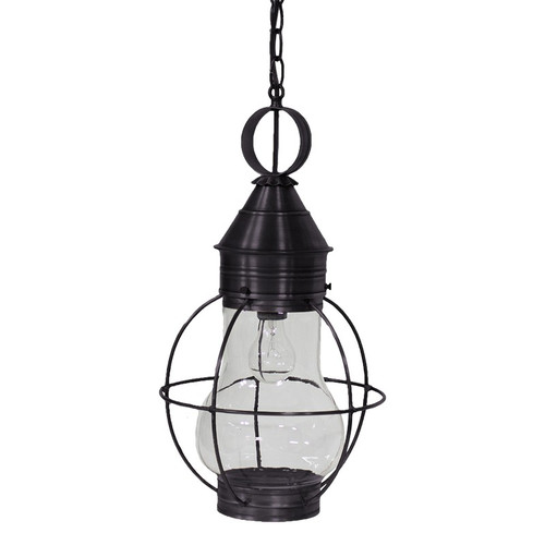 Northeast Lantern - 2732-DB-MED-CLR - One Light Hanging Lantern - Bosc - Dark Brass