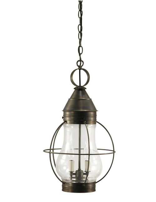 Northeast Lantern - 2742-DB-LT2-CLR - Two Light Hanging Lantern - Bosc - Dark Brass