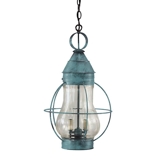 Northeast Lantern - 2742-VG-LT2-OPT - Two Light Hanging Lantern - Bosc - Verdi Gris