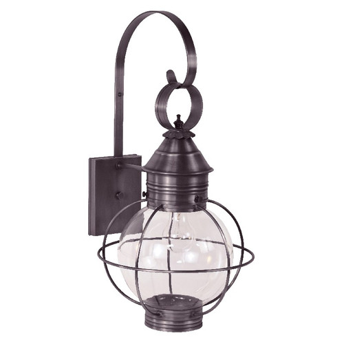 Northeast Lantern - 2831-DB-MED-CLR - One Light Wall Mount - Round - Dark Brass