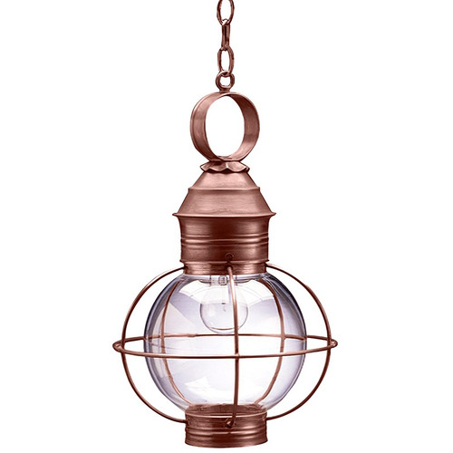 Northeast Lantern - 2832-AC-MED-CLR - One Light Hanging Lantern - Round - Antique Copper