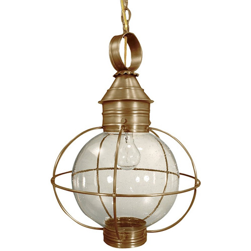Northeast Lantern - 2842-AB-MED-CSG - One Light Hanging Lantern - Round - Antique Brass