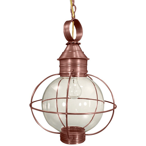 Northeast Lantern - 2842-AC-MED-CLR - One Light Hanging Lantern - Round - Antique Copper