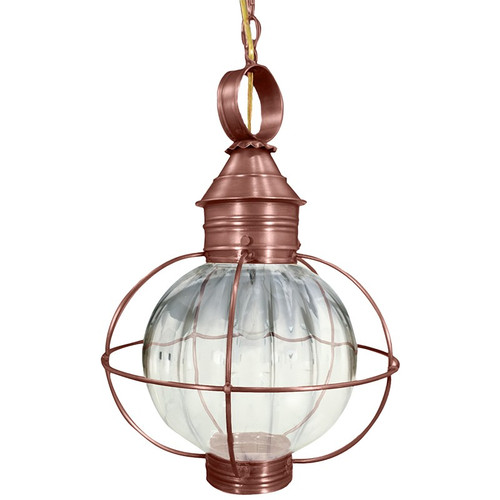 Northeast Lantern - 2842-AC-MED-OPT - One Light Hanging Lantern - Round - Antique Copper
