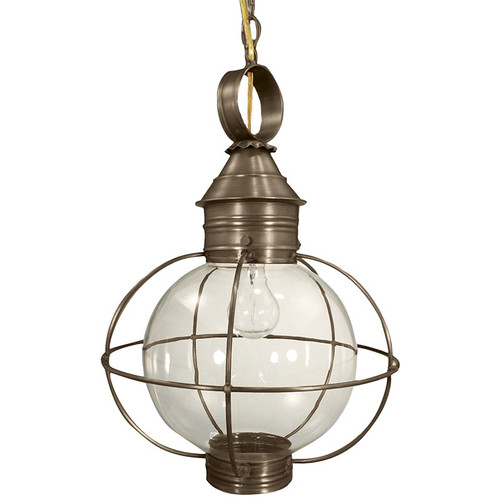 Northeast Lantern - 2842-DAB-MED-CLR - One Light Hanging Lantern - Round - Dark Antique Brass