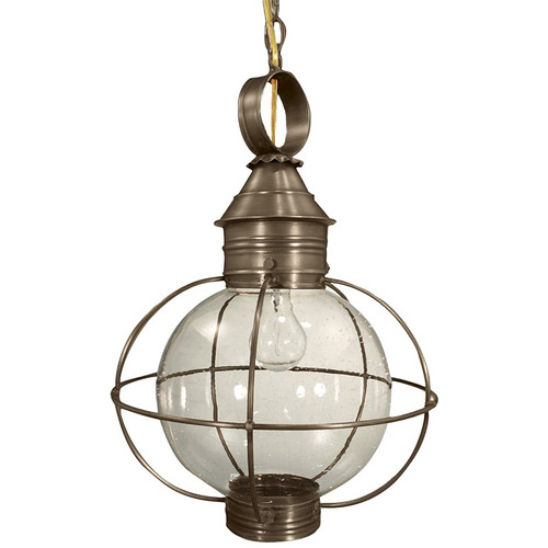 Northeast Lantern - 2842-DAB-MED-CSG - One Light Hanging Lantern - Round - Dark Antique Brass