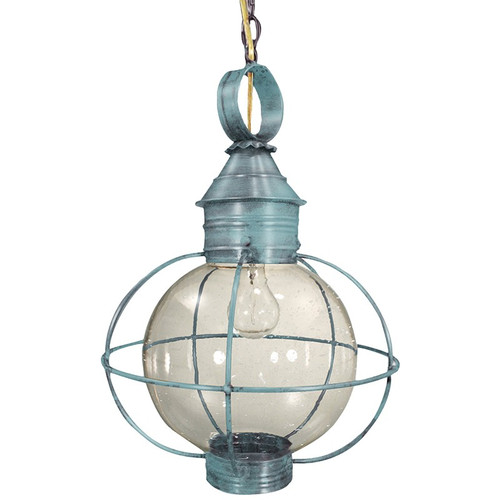 Northeast Lantern - 2842-VG-MED-CSG - One Light Hanging Lantern - Round - Verdi Gris