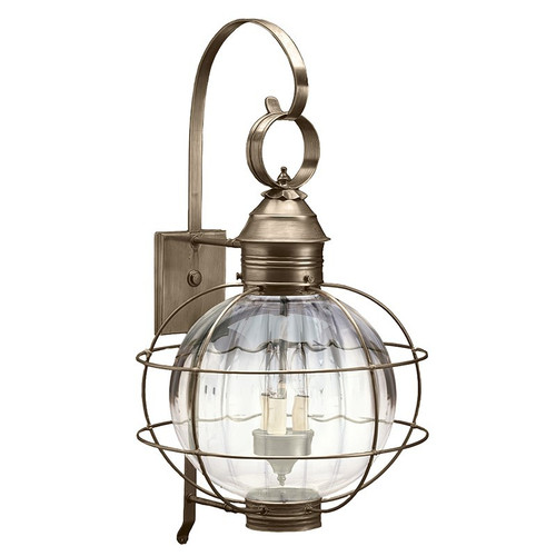 Northeast Lantern - 2851-DAB-LT3-OPT - Three Light Wall Mount - Round - Dark Antique Brass