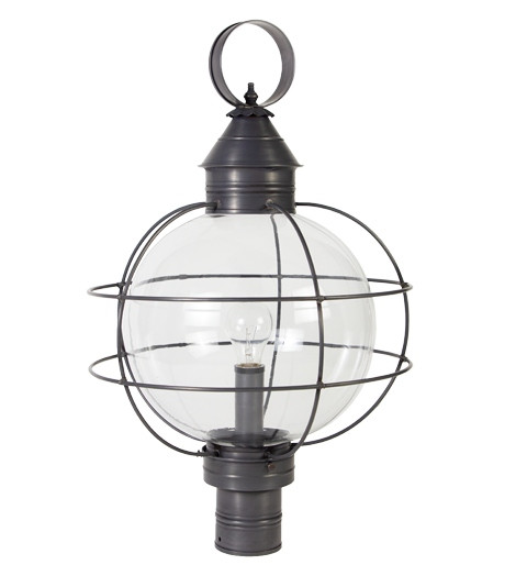 Northeast Lantern - 2853-DB-MED-CLR - One Light Post Mount - Round - Dark Brass