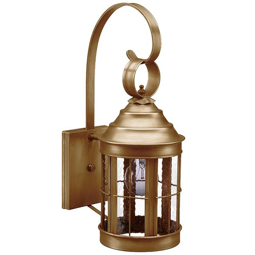 Northeast Lantern - 3317-AB-MED-SMG - One Light Wall Mount - Heal - Antique Brass