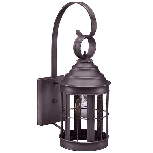 Northeast Lantern - 3317-DB-MED-CSG - One Light Wall Mount - Heal - Dark Brass