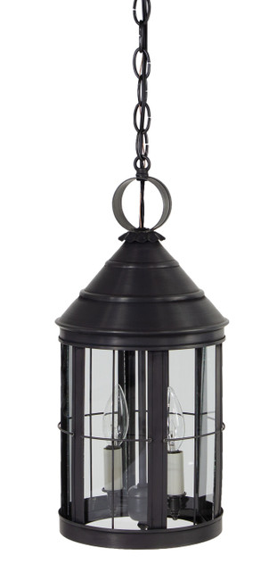 Northeast Lantern - 3332-DB-LT2-CLR - Two Light Hanging Lantern - Heal - Dark Brass