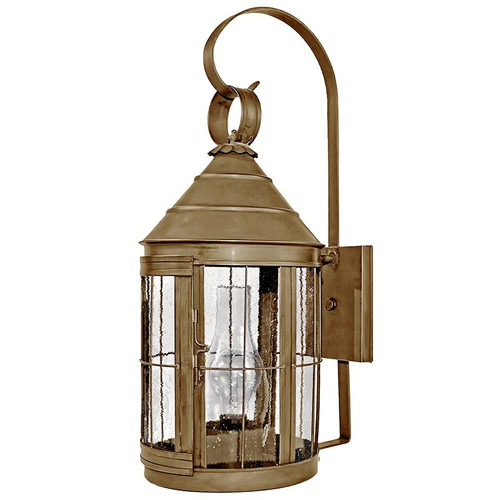 Northeast Lantern - 3337-AB-CIM-SMG - One Light Wall Mount - Heal - Antique Brass