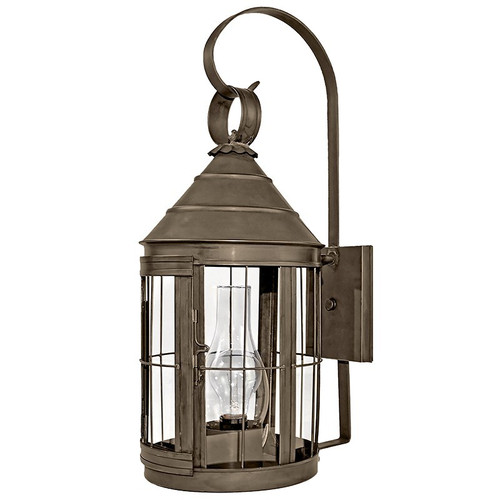 Northeast Lantern - 3337-DAB-CIM-CLR - One Light Wall Mount - Heal - Dark Antique Brass