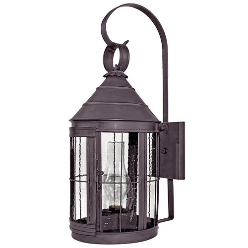 Northeast Lantern - 3337-DB-CIM-CSG - One Light Wall Mount - Heal - Dark Brass
