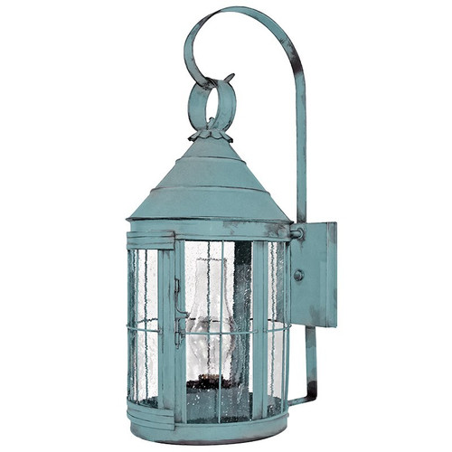Northeast Lantern - 3337-VG-CIM-SMG - One Light Wall Mount - Heal - Verdi Gris