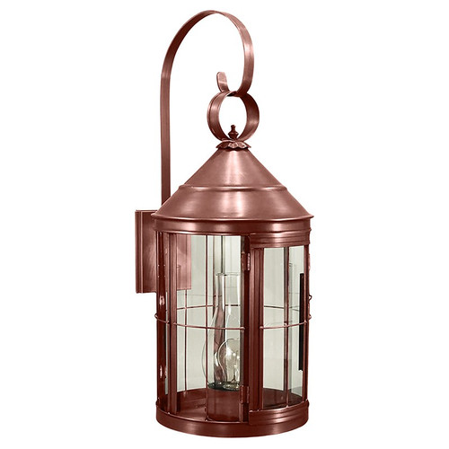 Northeast Lantern - 3357-AC-CIM-CLR - One Light Wall Mount - Heal - Antique Copper